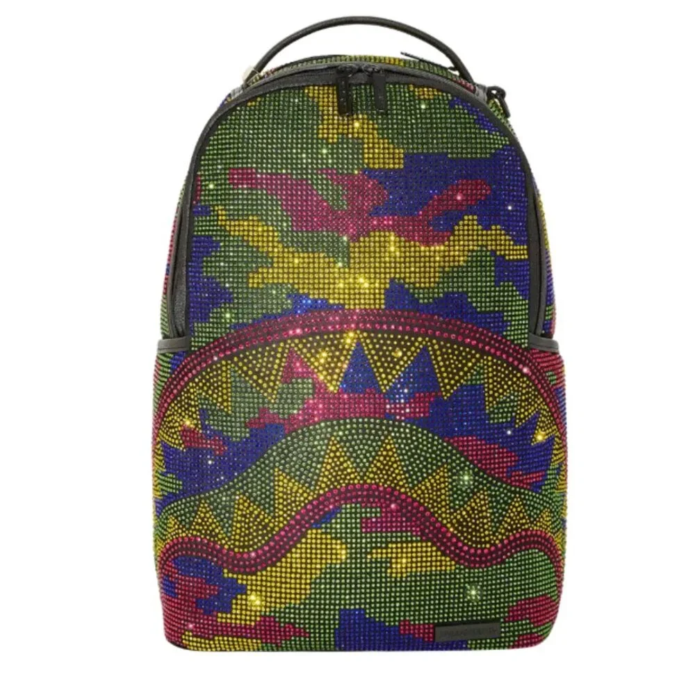 Sprayground “Trinity Inverted Reality” Backpack – 18″  Multicolor Crystals – NWT - Picture 2 of 9